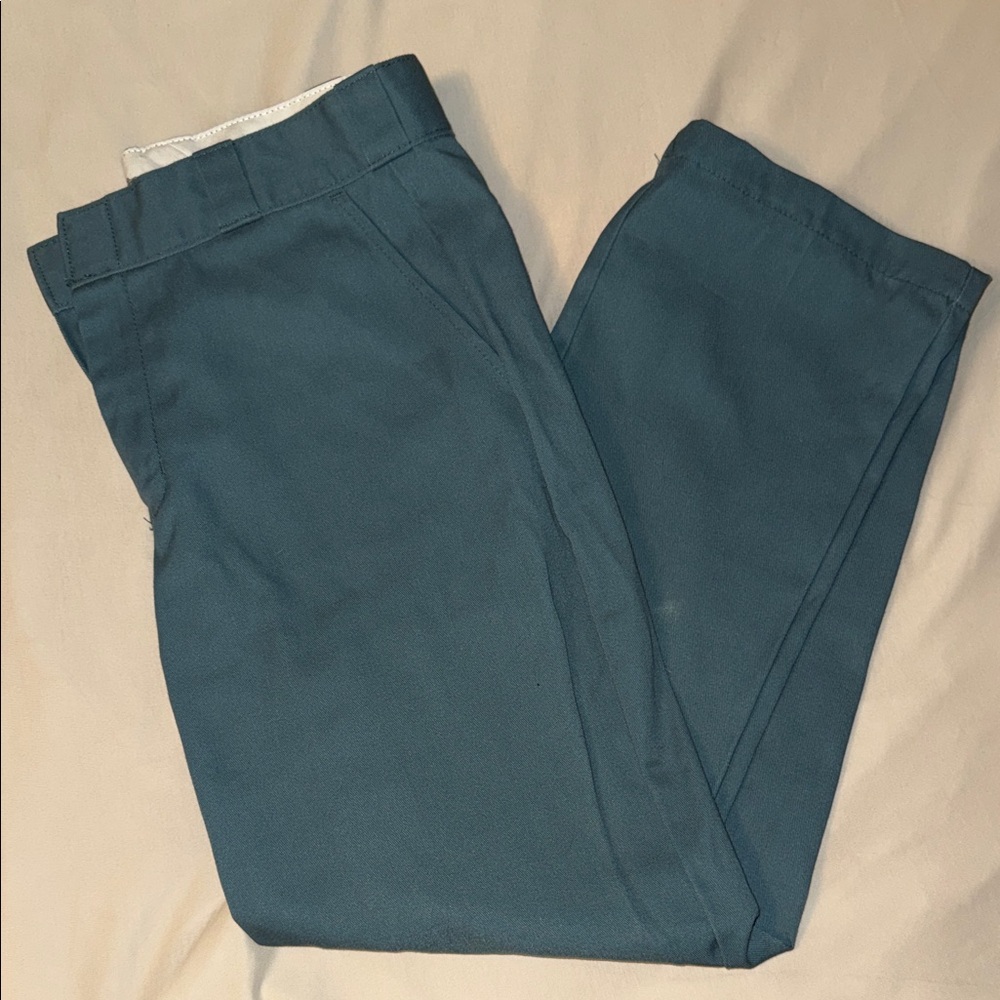 Dickies Women's Teal Chinos - 8R